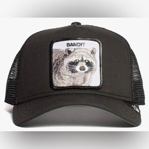 Goorin Bros. Raccoon Bandit Black Trucker Hat